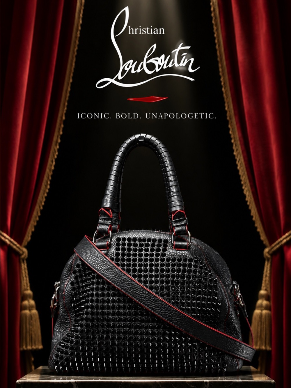 Christian Louboutin Panettone Bowling Bag
